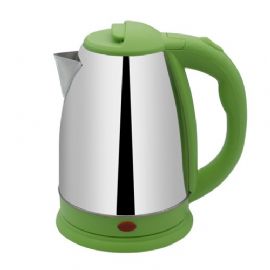 CHINCO 1.8L Stainless Steel Electric Tea Kettle with green handleCH-EK-S07